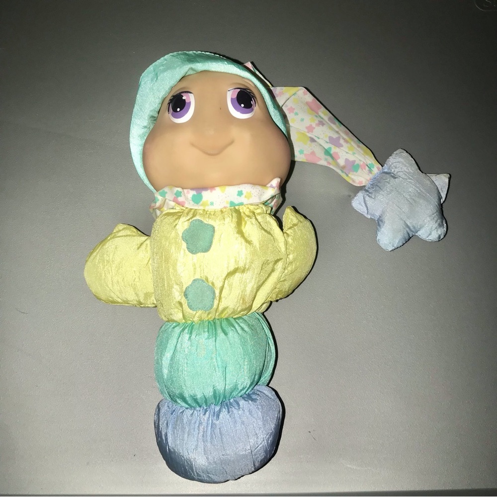 Vintage 1997 Playskool Gloworm Nylon Plush No Light